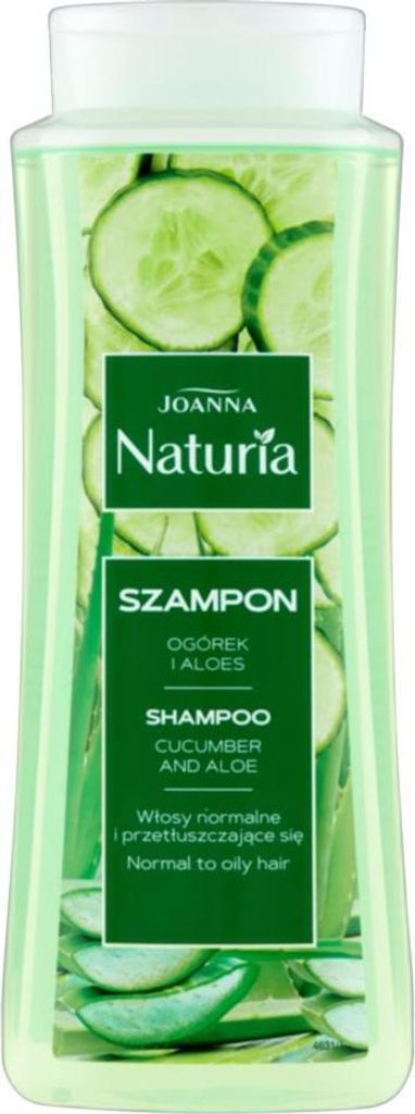 JOANNA Naturia Shampoo für normales und fettiges Haar Gurke und Aloe Vera 500ml