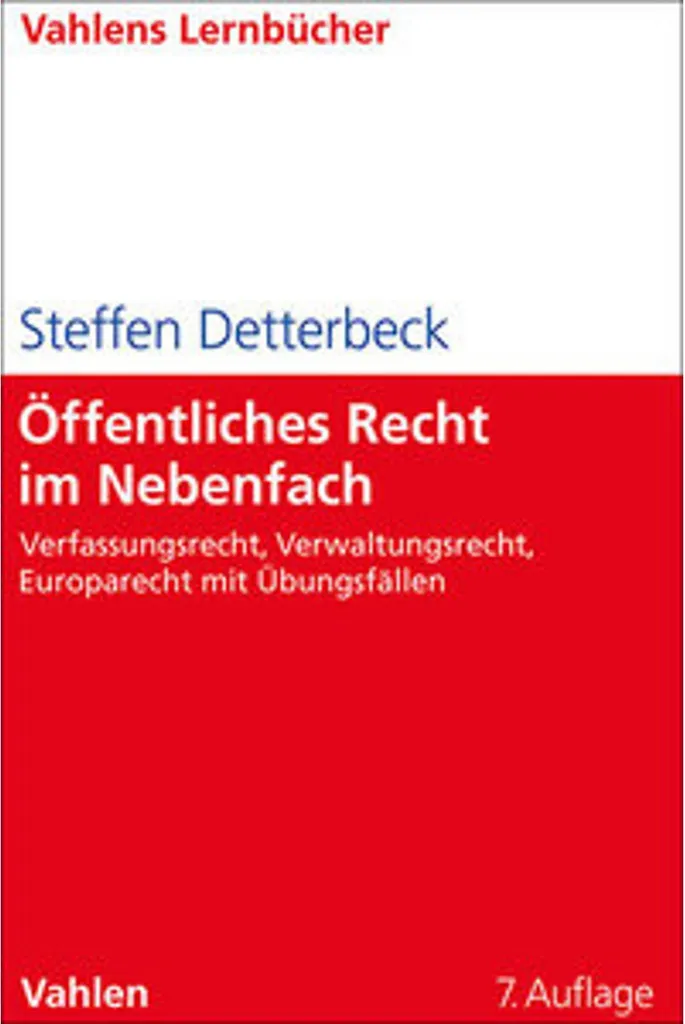 Droit public pour mineure - Manuel Öffentliches Recht im Nebenfach
