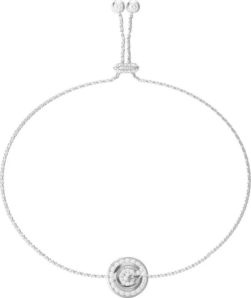 Bracciale Donna Guess Silver Collection - Dettagli G Crystal e Acciaio