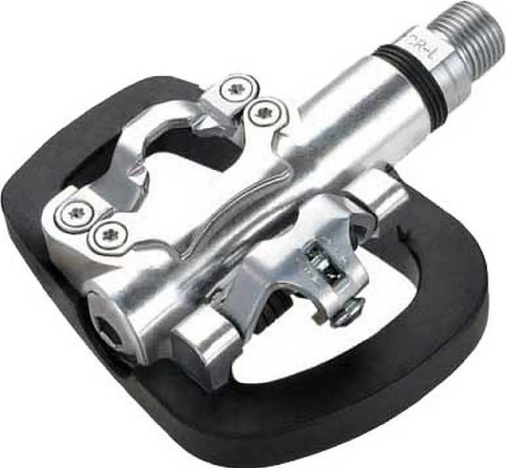 Pédales de vélo robustes en aluminium Wellgo R191B avec grip sécurisé