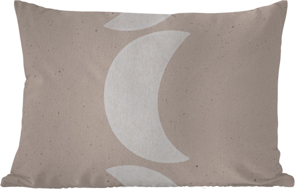 MuchoWow® Outdoor Kissen - Mond - Pastell - Text - Zitate - Produktbild 