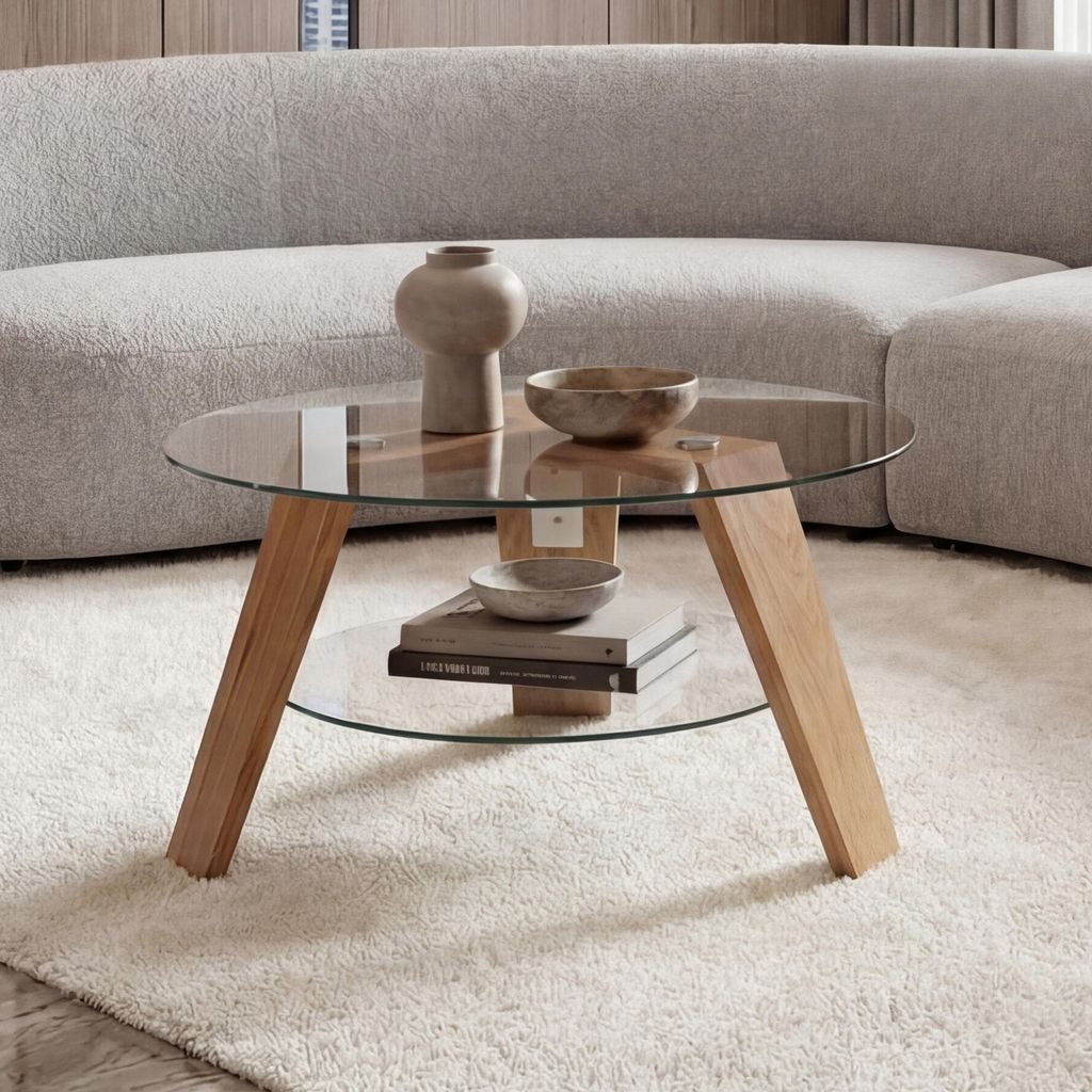 MCA Couchtisch HWC-P59, Beistelltisch Kaffeetisch Produktbild 