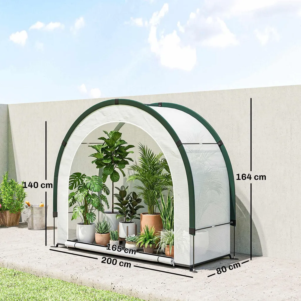 Serre de Balcon Modulable à Structure Acier et Bâche PE Translucide - 3