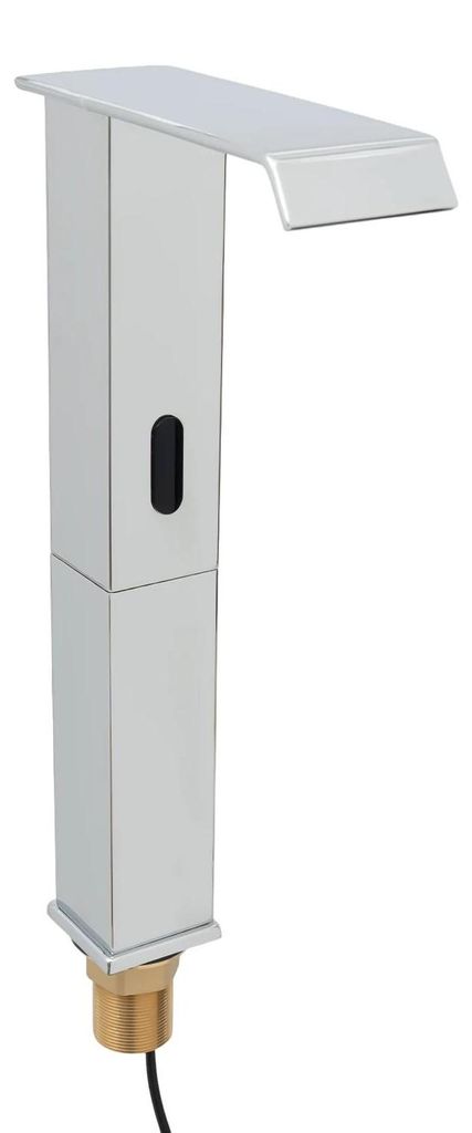 Automatischer Sensor Wasserhahn - Berührungslose Küchen- und Badarmatur - 30 cm Erfassungsbereich - Wassersparend - Keramikkartusche - Silber