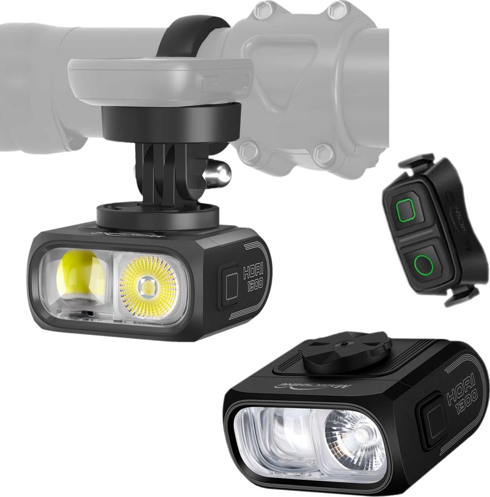 Magicshine HORI 1300 Frontleuchte mit Fernbedienung USB-C Produktbild 