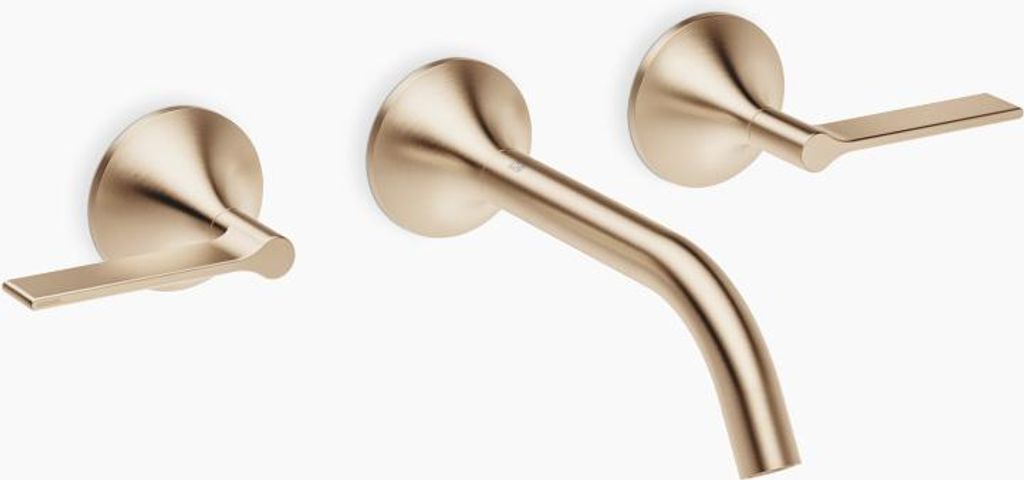 Dornbracht VAIA Waschtisch-Wandbatterie ohne Ablaufgarnitur, Hebelgriff, Ausladung 190mm, 36712819-46