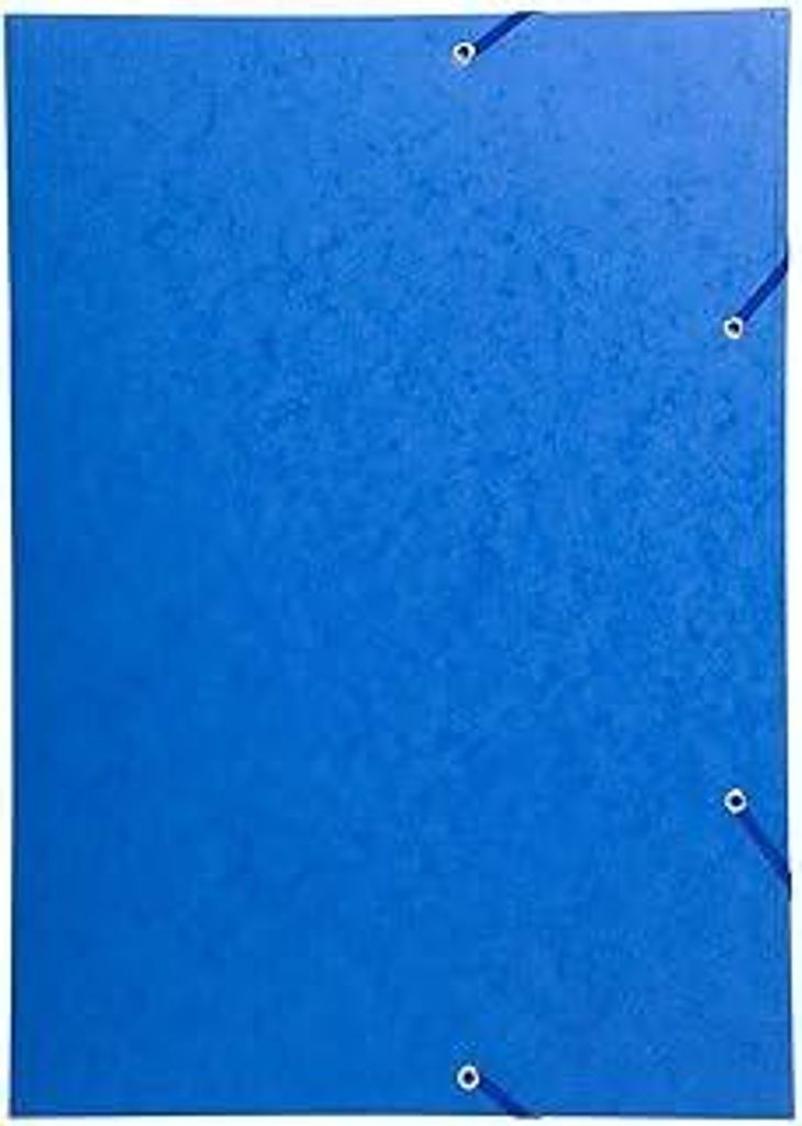 Exacompta 59507E Einschlagmappe DIN A3. Germany. Aus extra starkem Colorspan-Karton mit 3 Innenklappen und 2 Gummizügen Sammelmappe für Büro un...