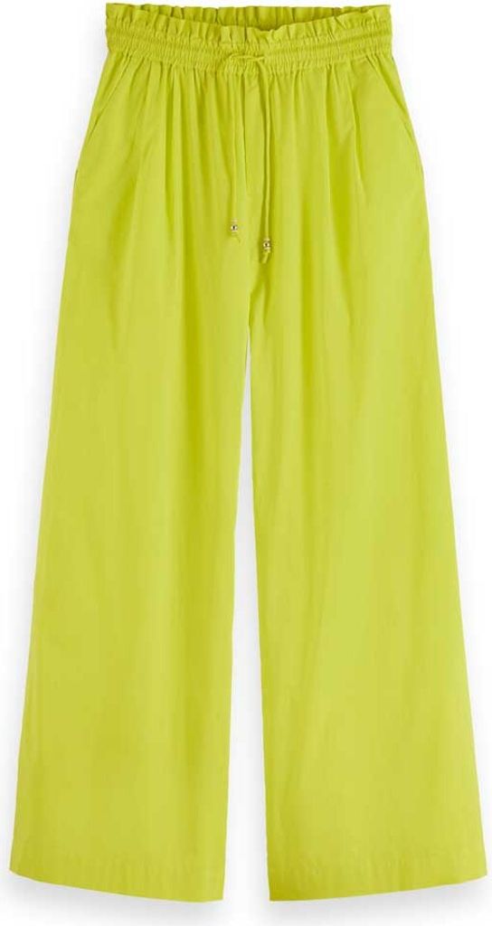 Scotch & Soda Voile Wide Leg Pull On Hochbundhosen Gelb XS Produktbild 