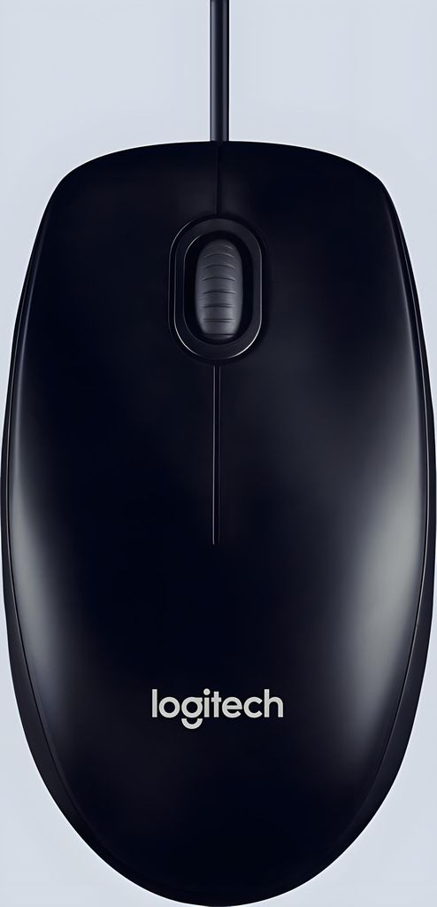 Logitech M 90 corded optical Mouse USB schwarz Produktbild 