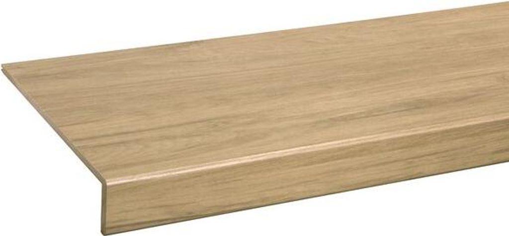 Trittstufen PVC-Deckschicht Graue Eiche 100 x 30 cm Produktbild 