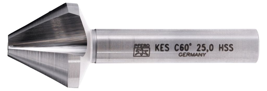 PFERD KES HSS DIN 334 C60° 25,0, Bohrer, Elektro-Mehrzweckwerkzeug, Stahl, Eisenguss, Nicht-eisenhaltiges Metall, Edelstahl, Aluminium, Hochgeschw...