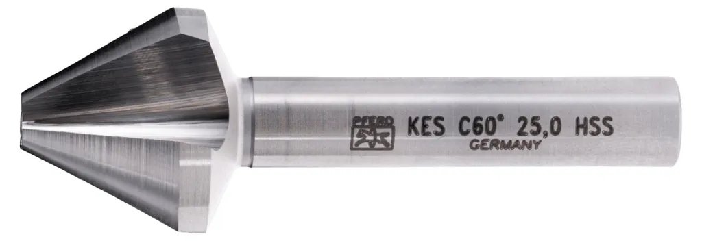 Fraise conique PFERD HSS 60° DIN 334 C pour ébavurage de précision