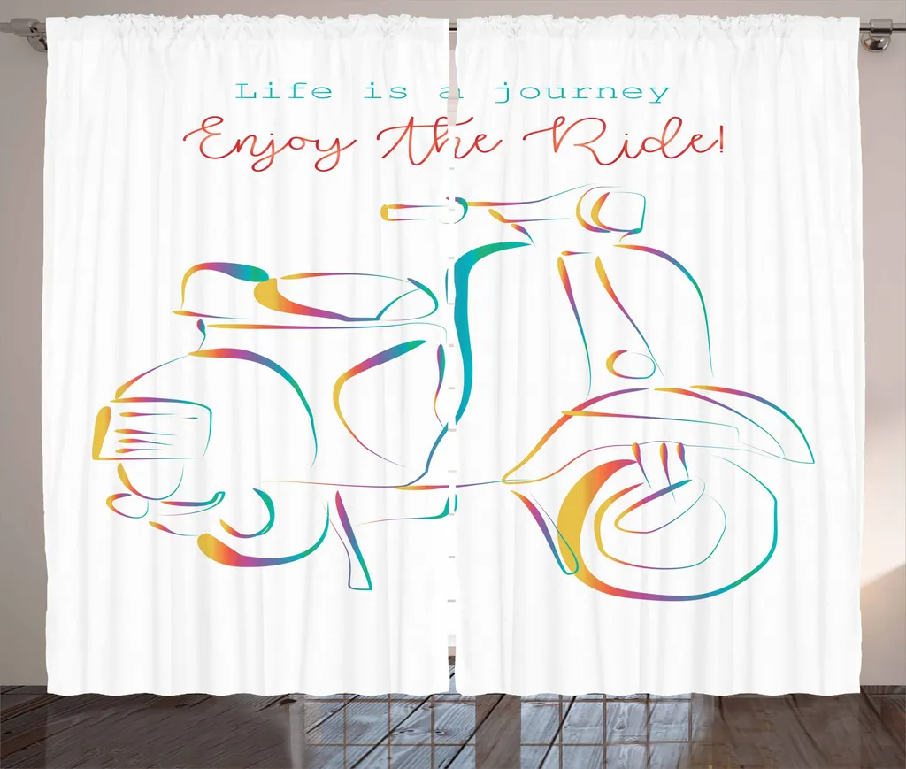 Tenda ABAKUHAUS 'Goditi il Viaggio' 280x175 | Moto Rustica Multicolore