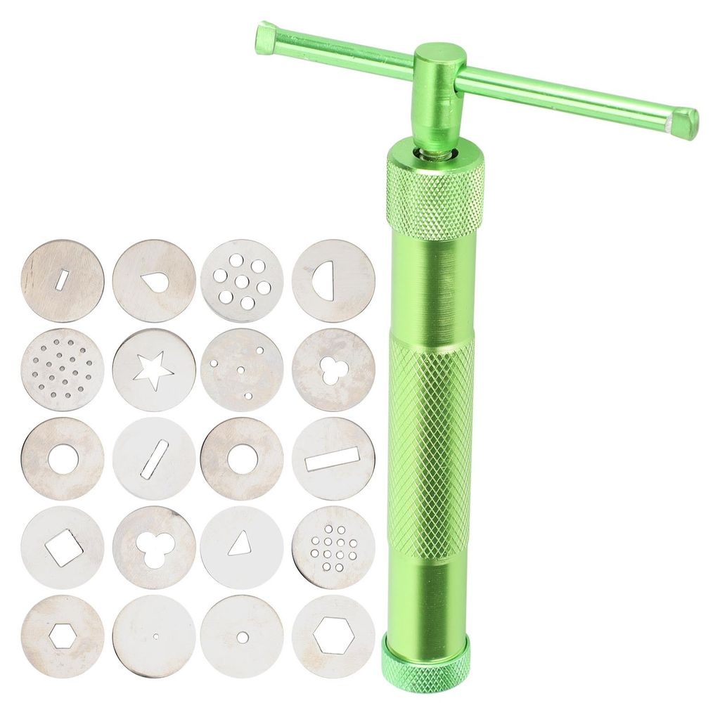 Ton-Extruder, rotierende, überfüllte Schlammpistole, Edelstahl-Quetscher, Bastel-Handbuch, Töpferwerkzeuge
