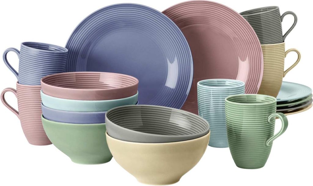 Seltmann Weiden Beat Bunt Frühstücksservice 18 tlg.