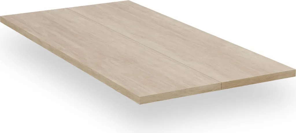 Grand plateau de table salle à manger 180x90 cm aspect bois taupe