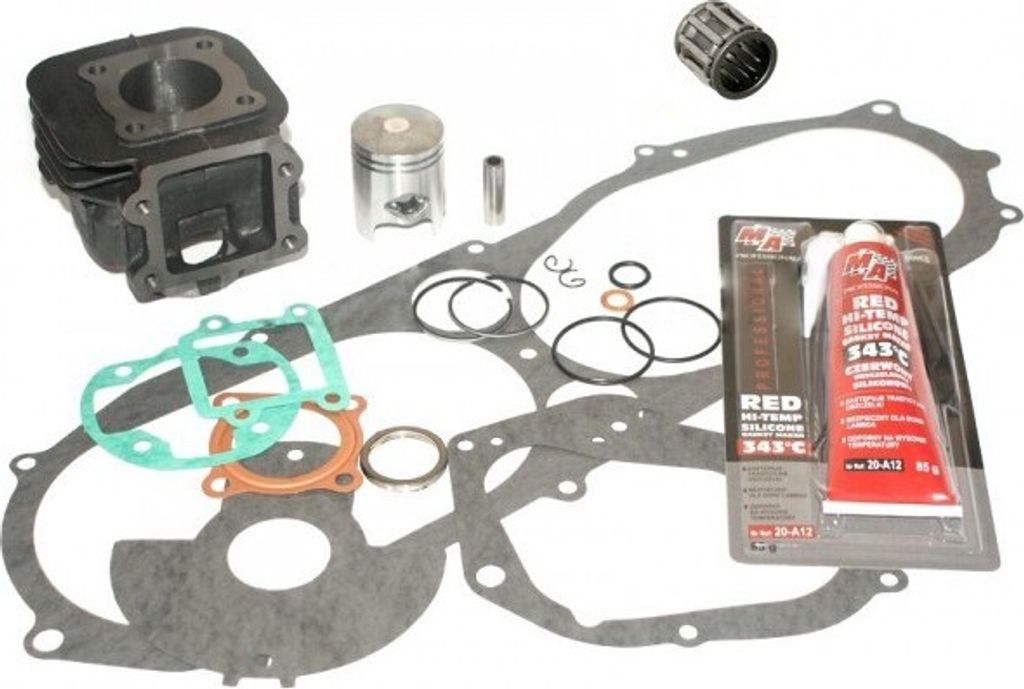 50 Zylinder KOLBEN Dichtung Satz KOMPLETT für MBK Booster Naked Truck 50