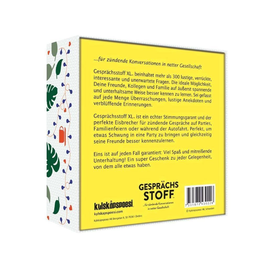 Gesprächsstoff XL - für zündende Konversationen in netter Produktbild 2