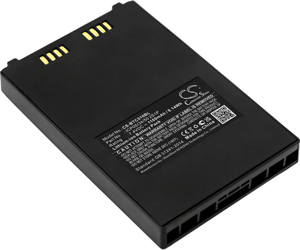Batterie de rechange pour lecteur Bitel IC 5100 série IC5100 Li-ion 7.4V