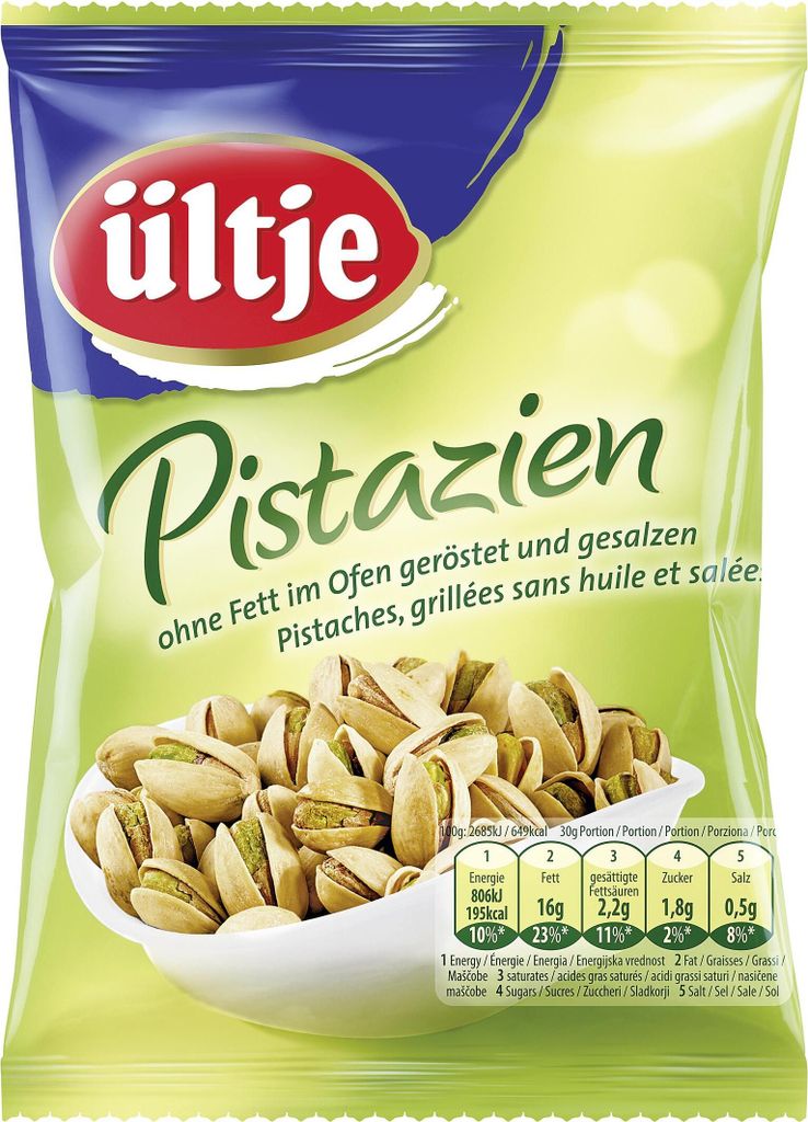 Ültje Pistazien mit Schale im Ofen geröstet und gesalzen Produktbild 1