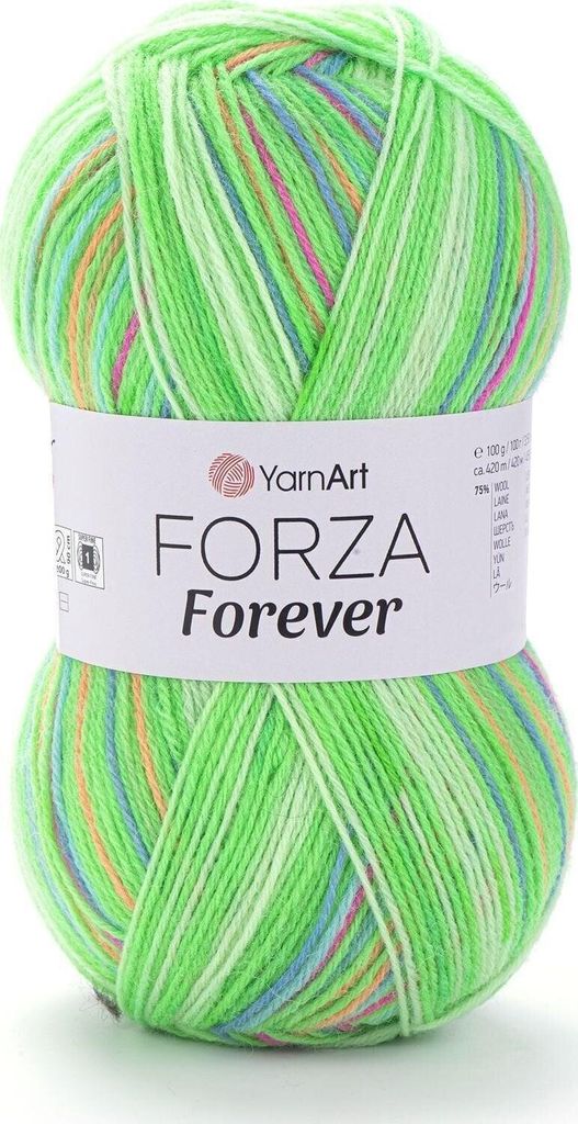 YarnArt Forza Forever Laine pour chaussettes : Doux, jeux Image du produit 