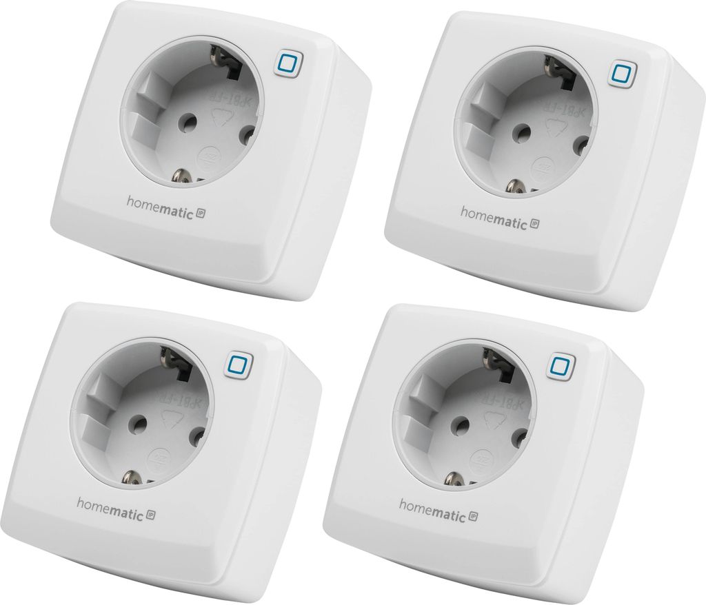 HOMEMATIC IP 157338A0, Schaltsteckdose, 4 Stück Produktbild 