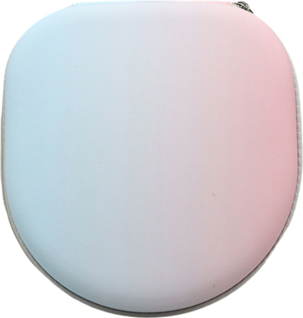 A protective case for headphones, shown from the top.