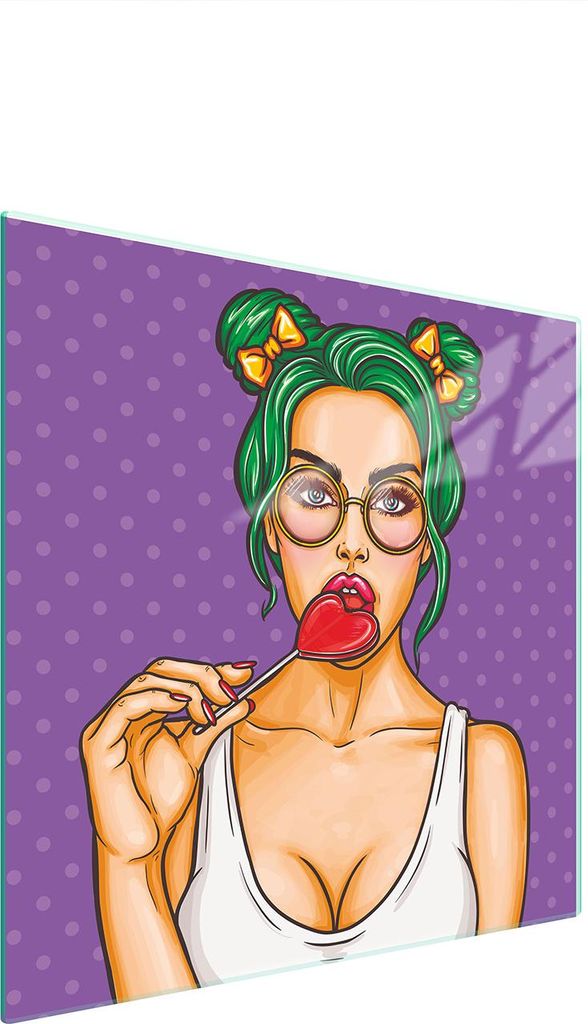 Glasschutzplatte Für Herd 50X52 Frauen