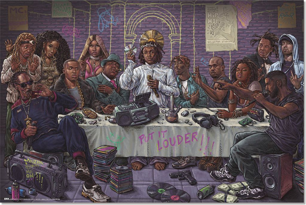 Hip Hop Das letzte Abendmahl Poster