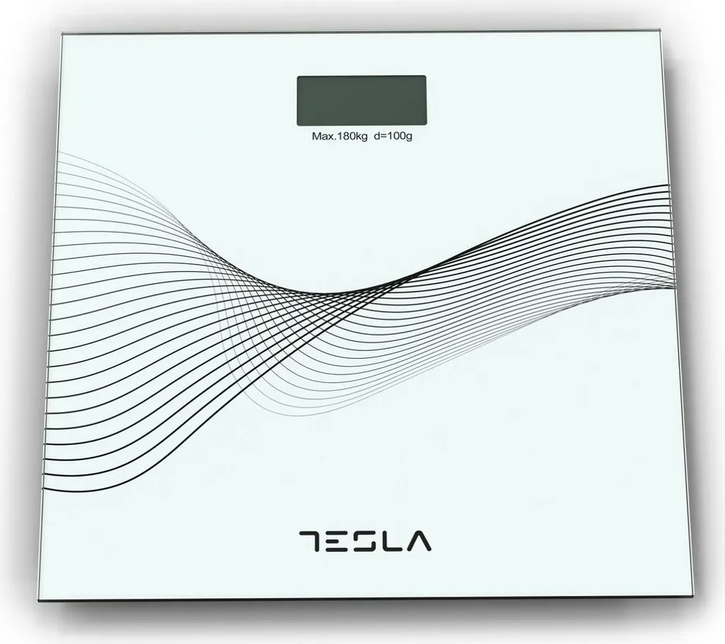 Balance de salle de bain numérique Tesla BS103W - Pèse-personne 180 kg