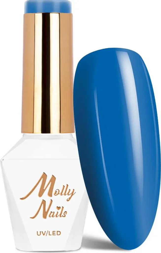 Vernis à ongles bleu foncé n° 116 anti-allergie sans HEMA 8 g Molly