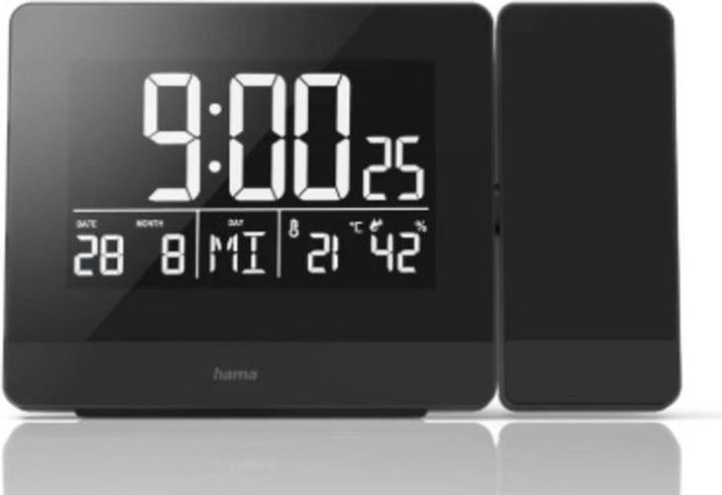 Budík HAMA Plus Charge 186332 černý Obrázek produktu 