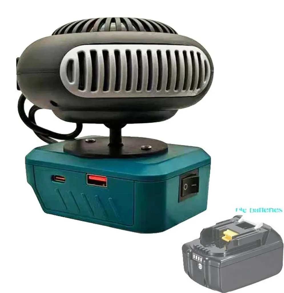 Souffleur portatif multifonction 2-en-1 pour batterie de type Makita