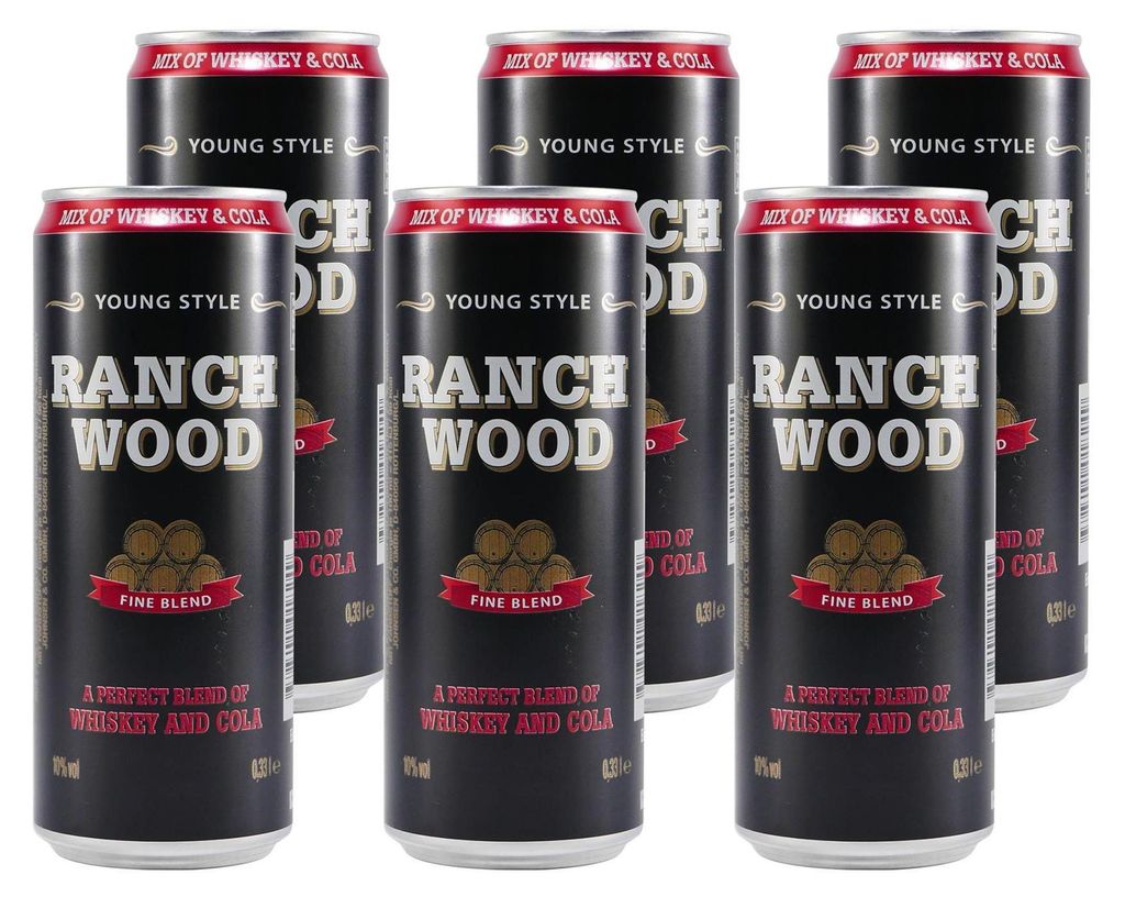 Ranch Wood Whiskey & Cola (12 x 0,33L) EINWEG Produktbild 