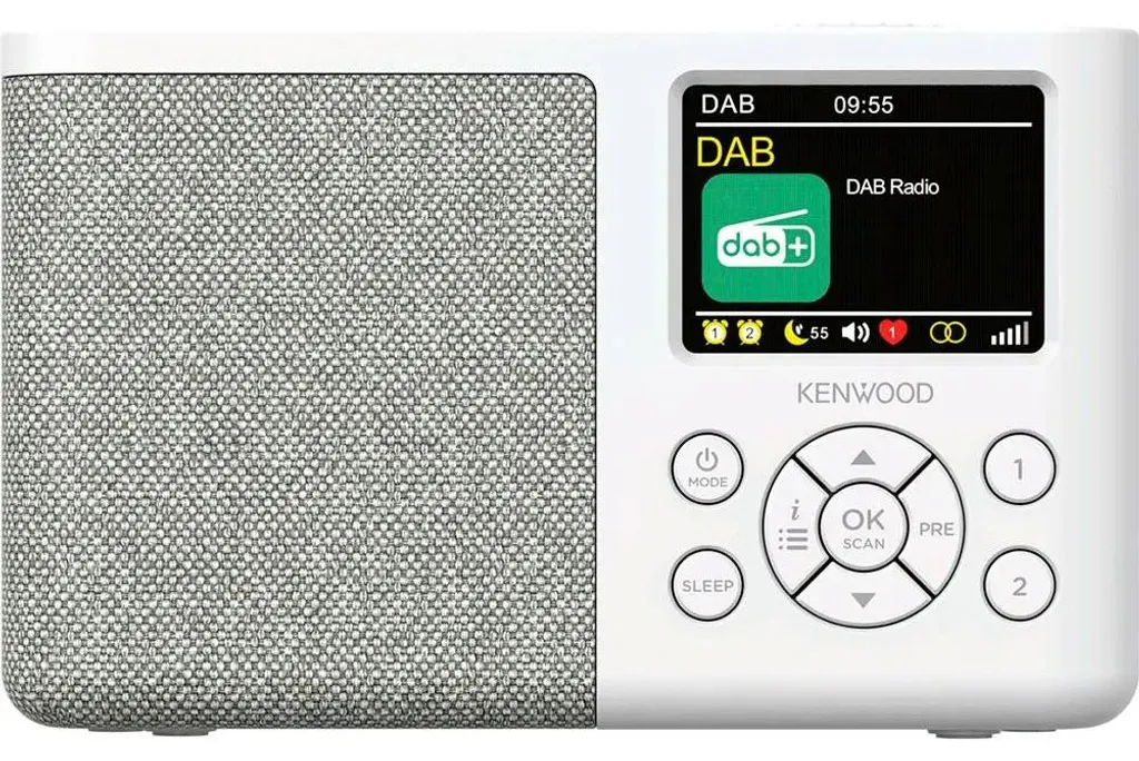 Petite Radio Bluetooth DAB+ Kenwood CR-M33DAB-W pour Cuisine et Bureau