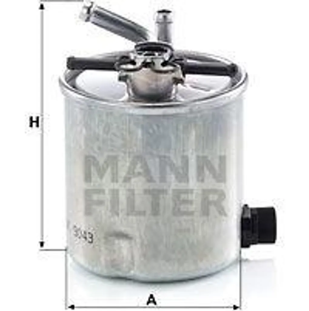 Filtre à gasoil WK 9043 MANN-FILTER compatible Nissan Cabstar 16400LC30A