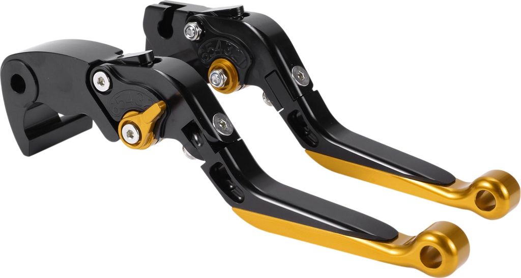 Kurze Lange Brems- und Kupplungshebel für Yamaha YZF R1 2015-2022 Verstellbare Motorrad Lenker Bremshebel Aluminiumlegierung Schwarz Griff Goldton...