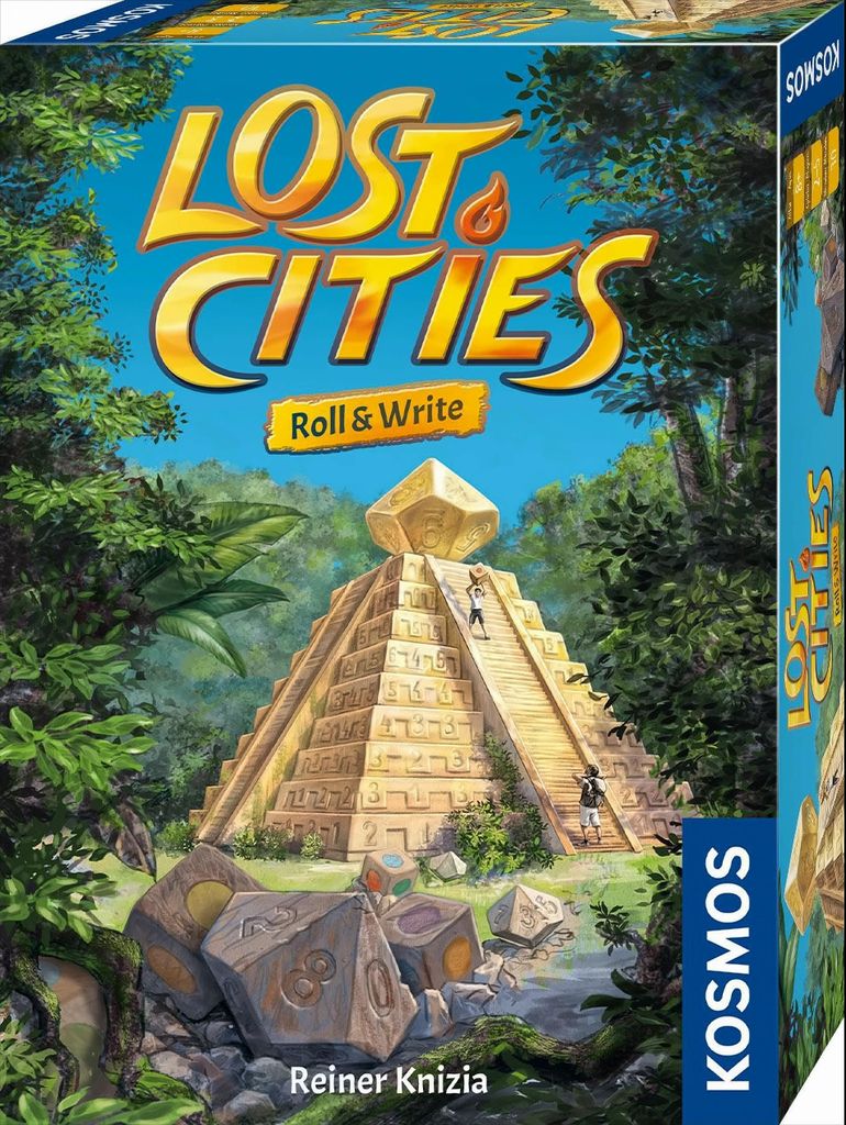Kosmos Lost Cities - Roll & Write, Brettspiel, Produktbild 