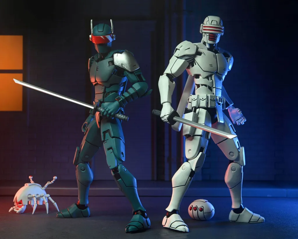 Synja Robots Figurines 18 cm TMNT Last Ronin avec Accessoires de Choc
