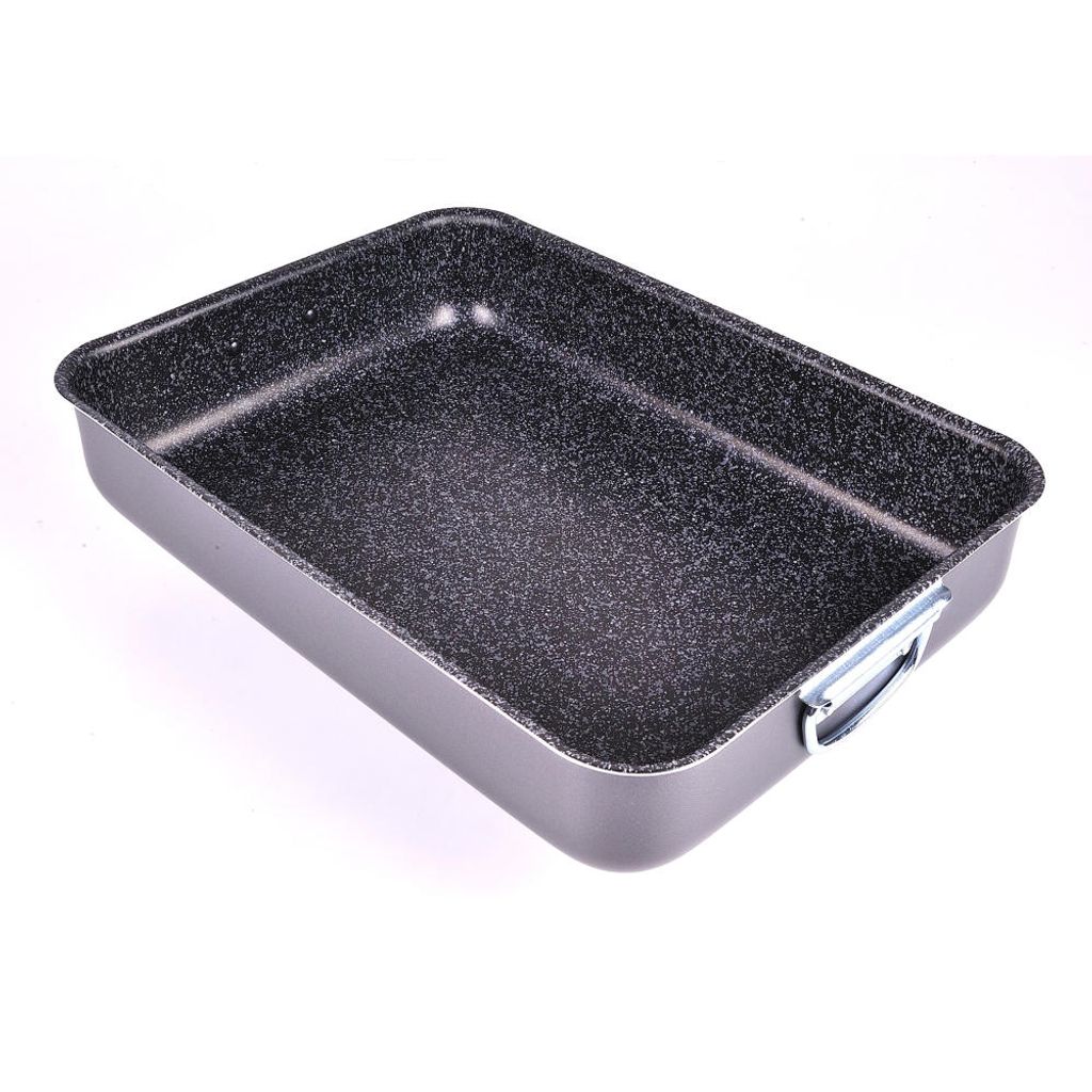Alluflon Tradizione Italia Bräter, Auflaufform, Lasagneform, Bratform, Aluminium, 31 x 23 cm, 0008021131