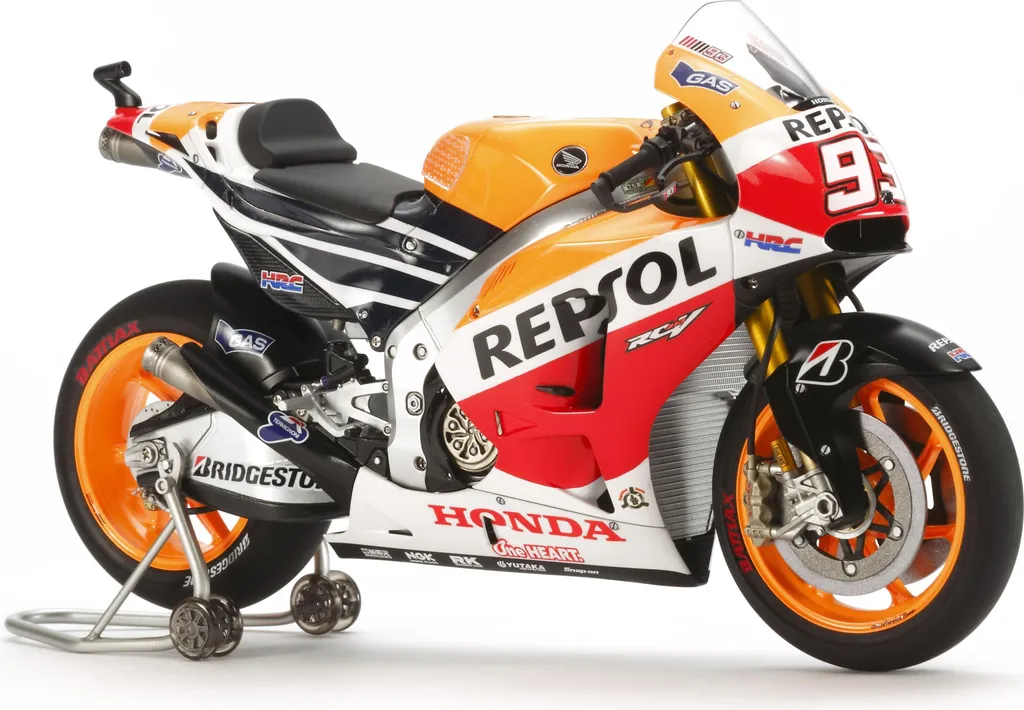 Maquette Moto Honda RC213V Repsol Tamiya 1/12 Kit de Montage Précis