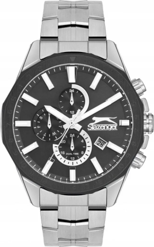 Montre Analogique Homme en Acier Inoxydable Style Tendance Chic