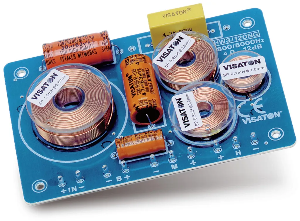 Séparateur de Fréquences 3 Voies 4 Ohm VISATON pour Enceintes Hi-Fi