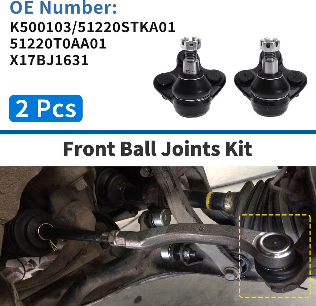 2Stk Vorne Untere Kugelgelenke für Acura RDX 2007-2018 für Honda CR-V 2007-2016 Aufh?ngung Kugelgelenk Kit Nr.K500103/51220STKA01/51220T0AA01/X17...