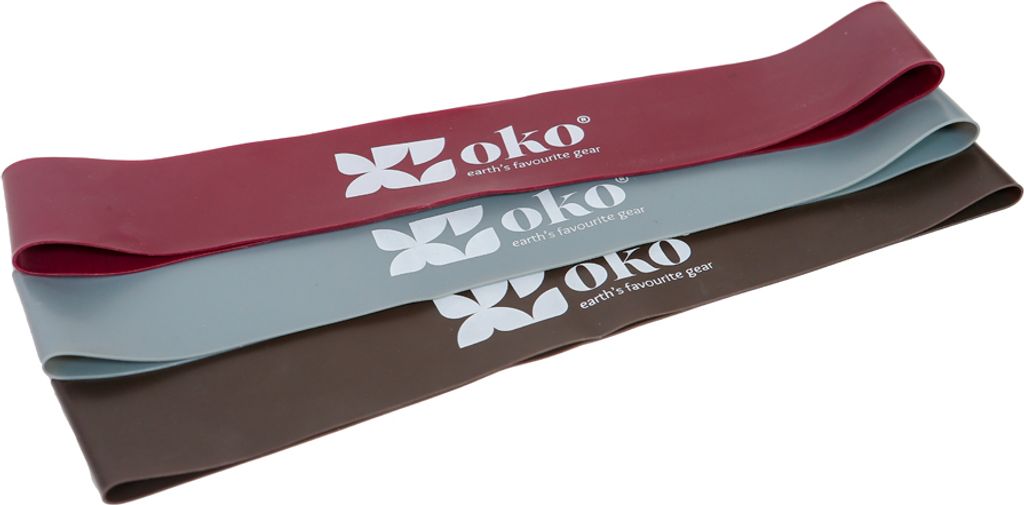 3er-Set Widerstandsbänder - 3 verschiedene Widerstandsstärke - Ideal für Kraftraining !