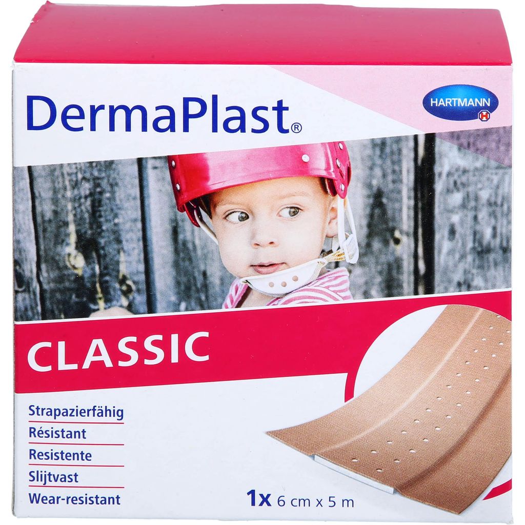 DermaPlast Classic 6cmx5m, 1 St. Pflaster Produktbild 