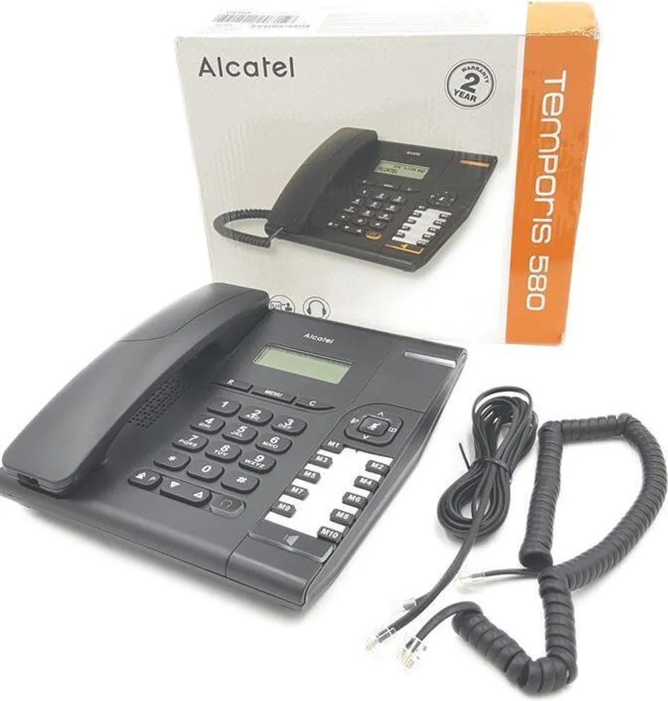 Téléphone de Bureau Alcatel Temporis 580 Pro avec Identification Appel