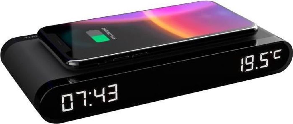 Radio Réveil Station de Charge THOMSON, Induction 15W, Port Image du produit 