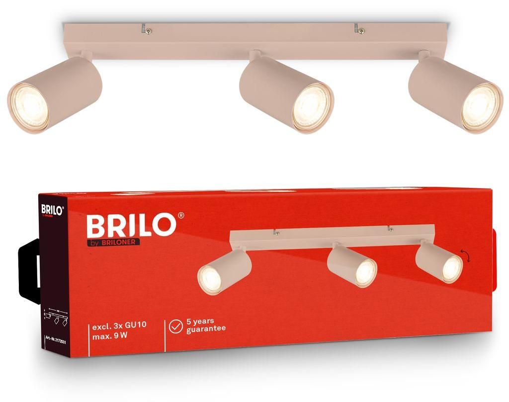 Briloner Plafonnier orientable 44 x 8,5 cm douille GU10 Image du produit 
