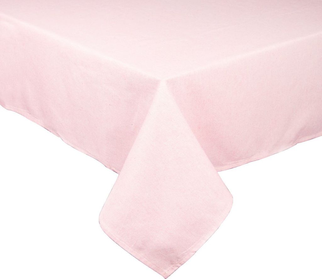 Excelsa Tischdecke Pastel Color Baumwolle 140x180 cm Rose